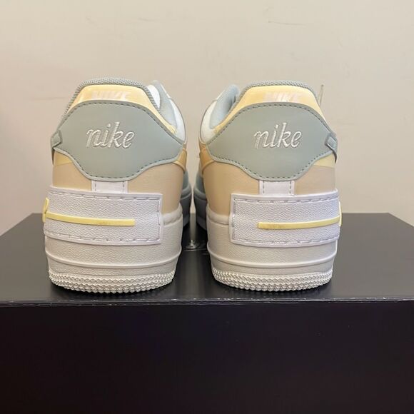 Nike Air Force 1 Shadow Sail Light Silver Citron US Women 9.5/UK 7(DR7883-101) - Picture 11 of 14